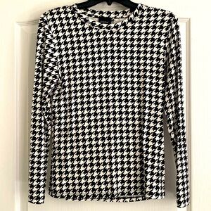 Houndstooth top-medium
